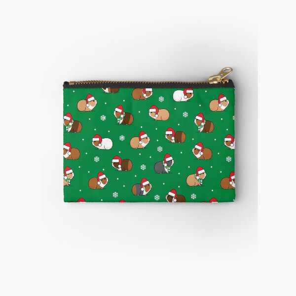 Item preview, Christmas Guinea pigs - green designed and sold by littlearrow.