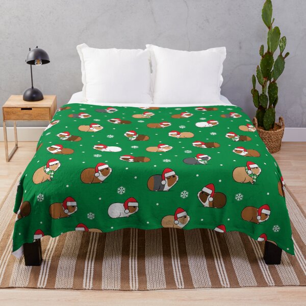 Item preview, Christmas Guinea pigs - green designed and sold by littlearrow.