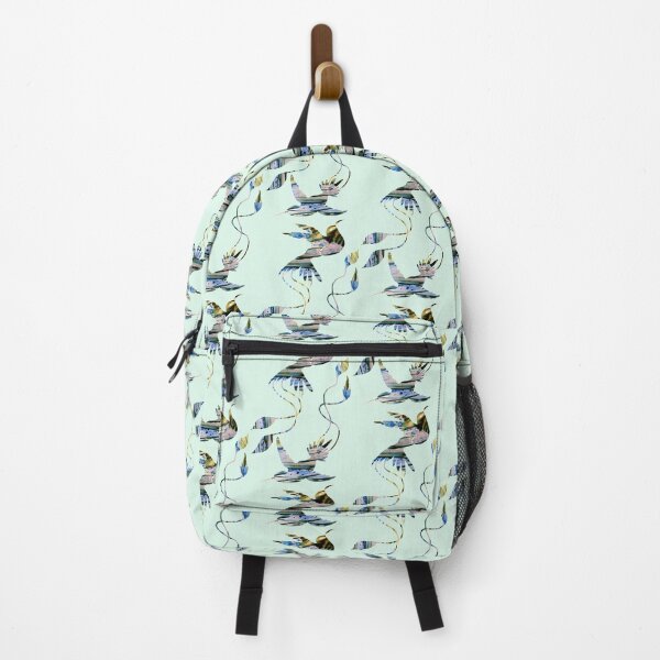 Item preview, The crying waterfall abstract hummingbirds designed and sold by TitaCris.