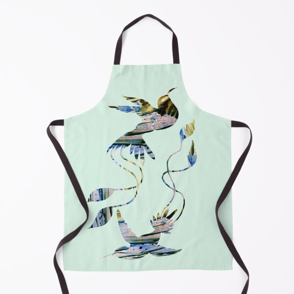 Item preview, The crying waterfall abstract hummingbirds designed and sold by TitaCris.