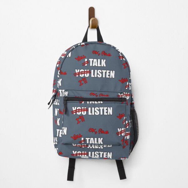 Item preview, I talk, you listen (corrected) bully spouse partner funny designed and sold by SolidEarthArt.