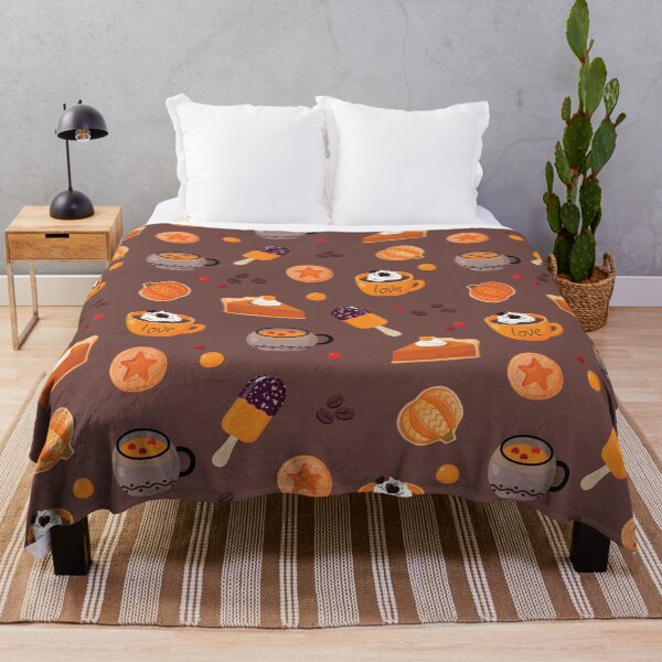 Item preview, Orange Thanksgiving Pumpkin Pie Coffee Pattern designed and sold by ozunu.
