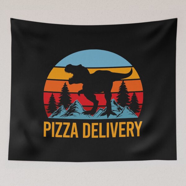 Item preview, Pizza Delivery T-ShirtPizza Delivery T Shirt - Dinasour Gift Item Tee designed and sold by WatsoDavi.
