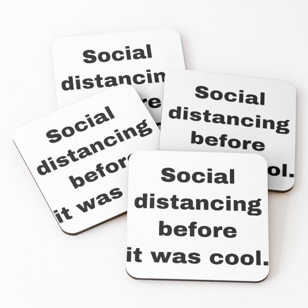 Item preview, Social distancing before it was cool. designed and sold by Yeewen88.