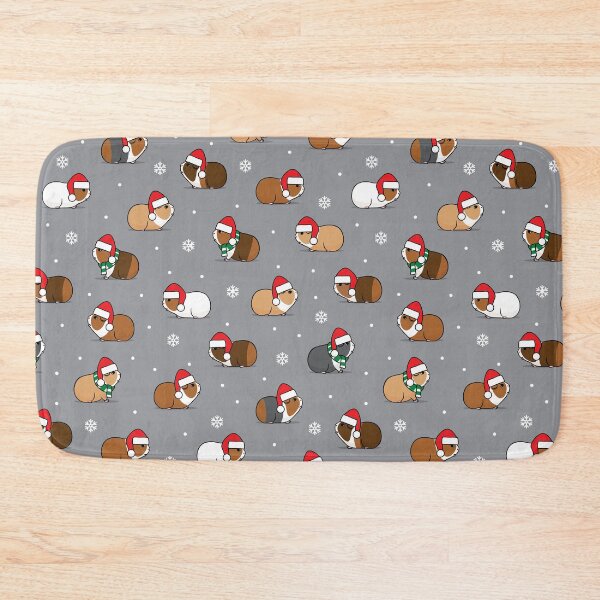 Item preview, Christmas Guinea pigs - grey designed and sold by littlearrow.