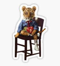 Tiny Tiger Valentine Sticker