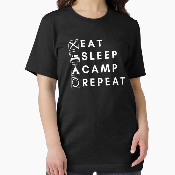 Item preview, Eat, Sleep, Camp, Repeat designed and sold by The Agreeable Raven.
