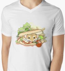 Panini Sandwich Men's V-Neck T-Shirt