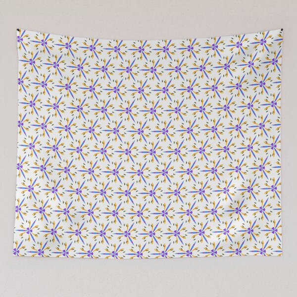 Item preview, Bright and Cheerful Nordic Scandinavian Geometric Color Pattern in Blue, Green, Purple, Yellow, Orange, and Red designed and sold by cozycaroline.
