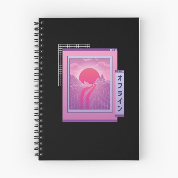 Item preview, Offline Japanese Vaporwave Aesthetic Anime designed and sold by Uncommon Tee.