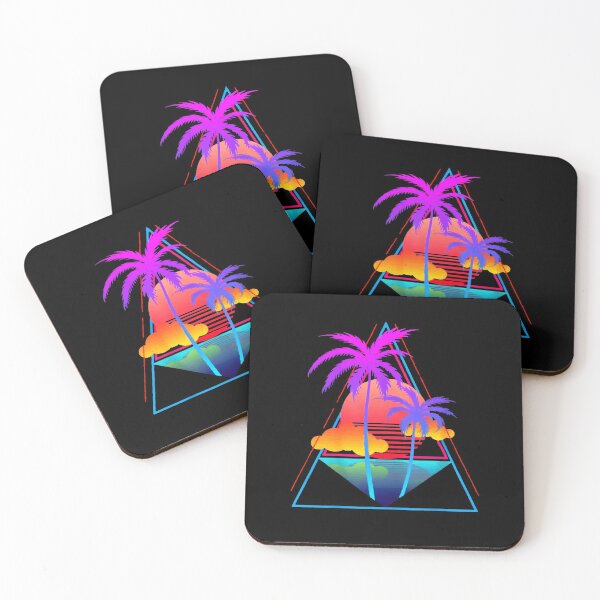 Item preview, Palm Tree Retro Vintage Tropical Beach Vaporwave 80s designed and sold by Dressed For  Duty.
