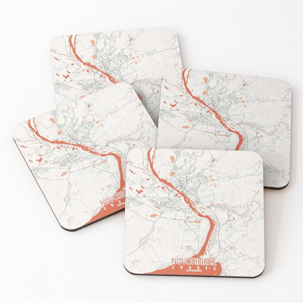 Item preview, Novosibirsk City Map of Serbia, Russia - Bohemian designed and sold by deMAP.