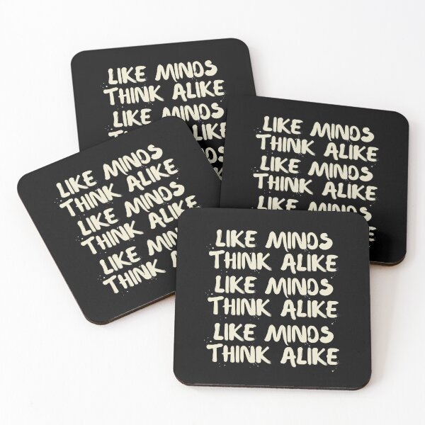 Item preview, Like Minds Think Alike designed and sold by Roy Zen.