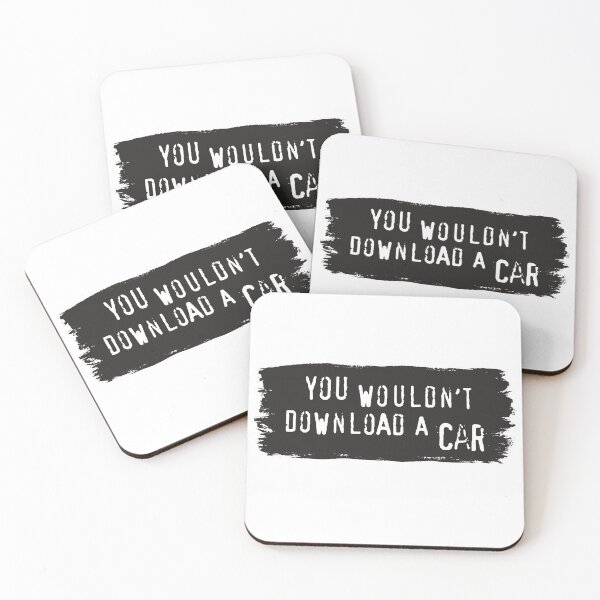 Item preview, You Wouldn't Download a Car - Meme designed and sold by sticker-stacker.
