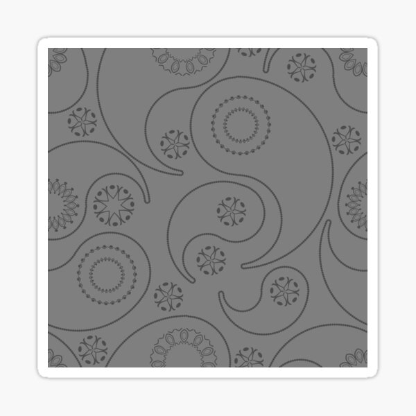 Item preview, Paisley Principle 1 Grey on Grey Repeat 5748 designed and sold by Art in My Loft.