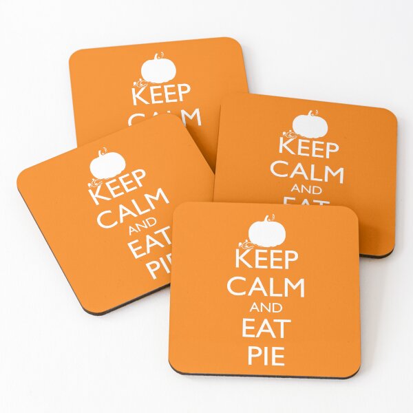 Item preview, KEEP CALM AND EAT PIE, pumpkin designed and sold by HolidayBug.