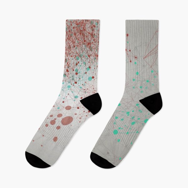 Item preview, Simple Geometric Lines & Dots Digital Art I designed and sold by NexusArts.