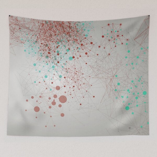 Item preview, Simple Geometric Lines & Dots Digital Art I designed and sold by NexusArts.