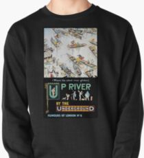 TUBE, POSTER, London, Underground, 1913, Up River by the Underground, by Tony Sarg Pullover