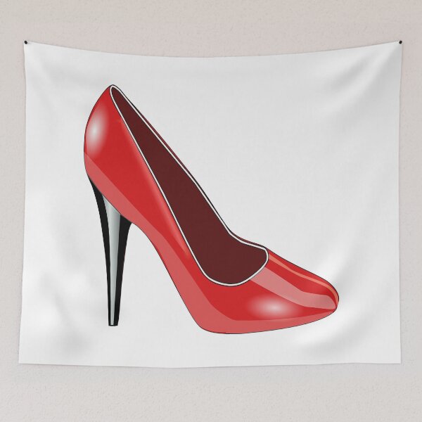 Artikelvorschau, Roter High Heel Schuh, rote Pumps, Stiletto Heel, roter Schuh entworfen und verkauft von Nostrathomas66.