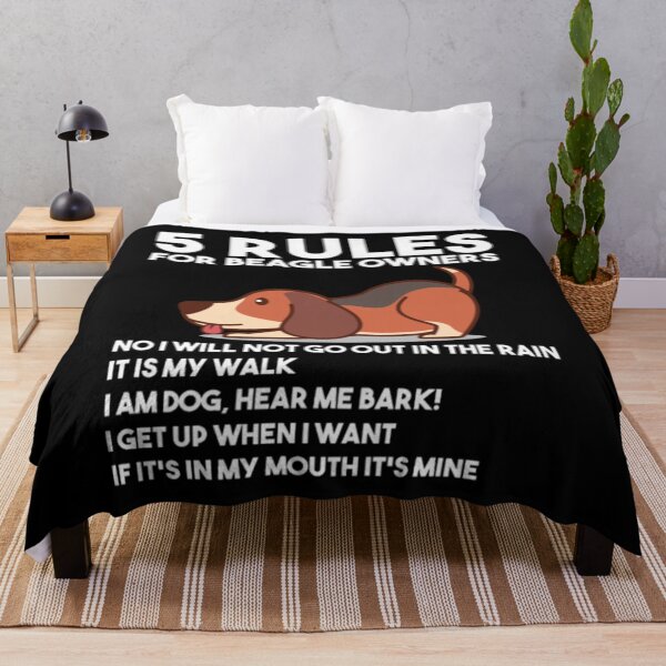 Item preview, 5 Rules For Beagle Owners designed and sold by thanshirts.