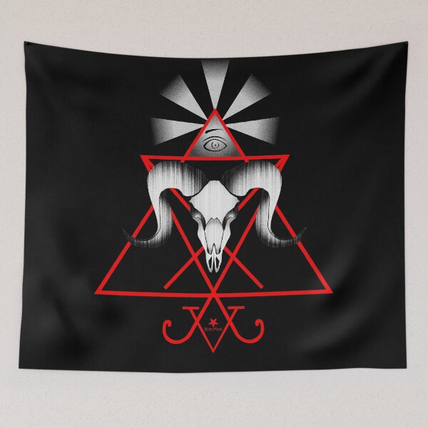 Item preview, Eye and Skull Goat designed and sold by Black Star.