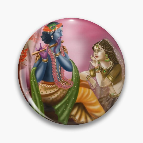 Item preview, Symbolic union of RadhaKrishna designed and sold by anjaliswami.