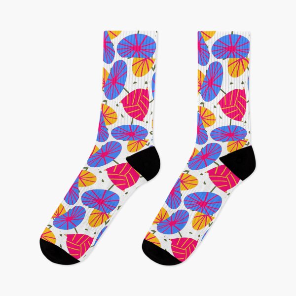 Item preview, Bright and Cheerful Nordic Scandinavian Geometric Color Pattern in Blue, Green, Purple, Yellow, Orange, and Red designed and sold by cozycaroline.