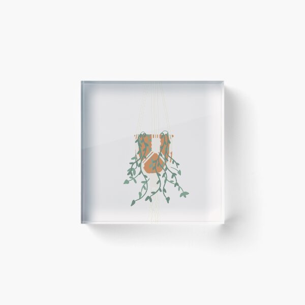 Item preview, Macrame Plant Hanger Sticker designed and sold by abirock.