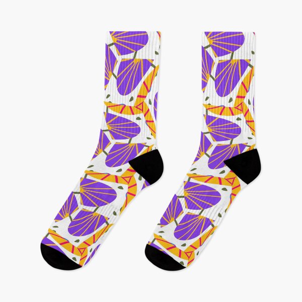 Item preview, Bright and Cheerful Nordic Scandinavian Geometric Color Pattern in Blue, Green, Purple, Yellow, Orange, and Red designed and sold by cozycaroline.