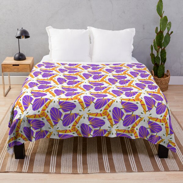 Item preview, Bright and Cheerful Nordic Scandinavian Geometric Color Pattern in Blue, Green, Purple, Yellow, Orange, and Red designed and sold by cozycaroline.