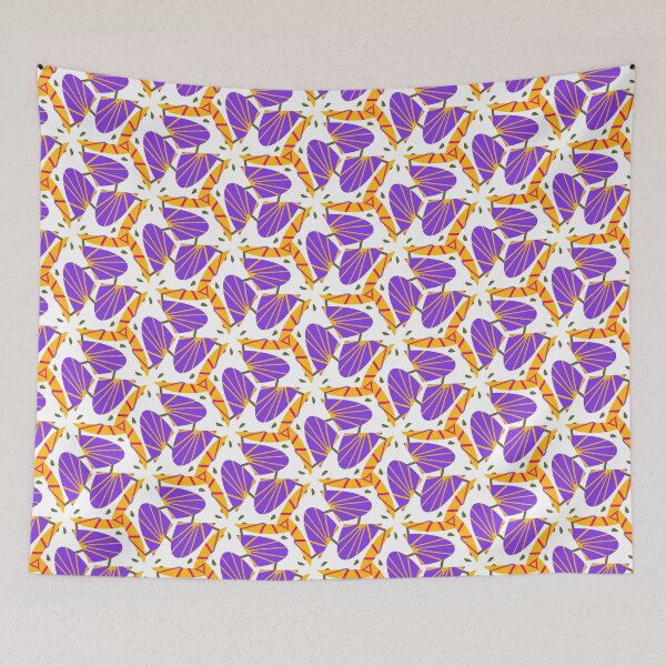 Item preview, Bright and Cheerful Nordic Scandinavian Geometric Color Pattern in Blue, Green, Purple, Yellow, Orange, and Red designed and sold by cozycaroline.