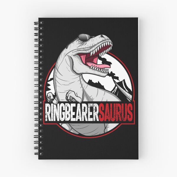 Item preview, Ringbearersaurus Dinosaur Funny Boys Wedding Bearer Of Rings Gear designed and sold by DynamicDesign.