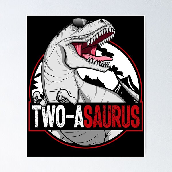 Item preview, Two-asaurus Matching Family Dinosaur Kids 2nd Birthday Gear designed and sold by DynamicDesign.