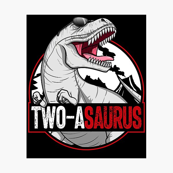 Item preview, Two-asaurus Matching Family Dinosaur Kids 2nd Birthday Gear designed and sold by DynamicDesign.