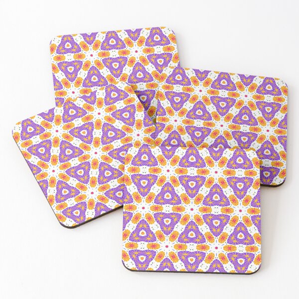 Item preview,  Bright and Cheerful Nordic Scandinavian Geometric Color Pattern in Blue, Green, Purple, Yellow, Orange, and Red designed and sold by cozycaroline.