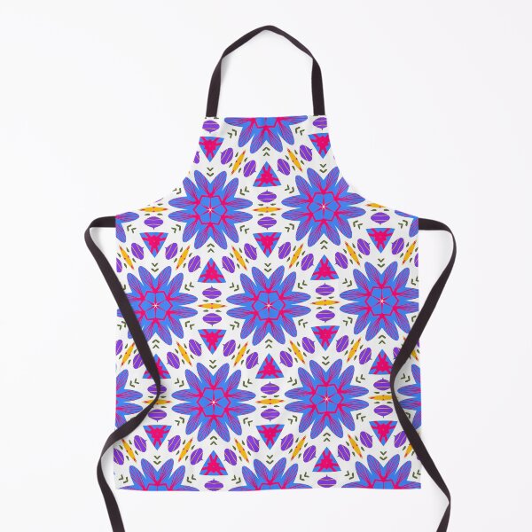Item preview, Bright and Cheerful Nordic Scandinavian Geometric Color Pattern in Blue, Green, Purple, Yellow, Orange, and Red designed and sold by cozycaroline.