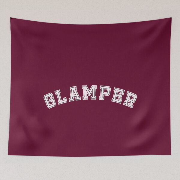Item preview, Glamper word art retro design-Glamper text  designed and sold by MiloHarris.