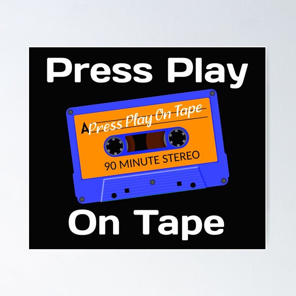Item preview, Press Play on Tape designed and sold by plastic2021.