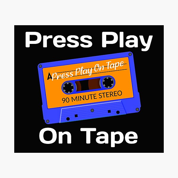 Item preview, Press Play on Tape designed and sold by plastic2021.