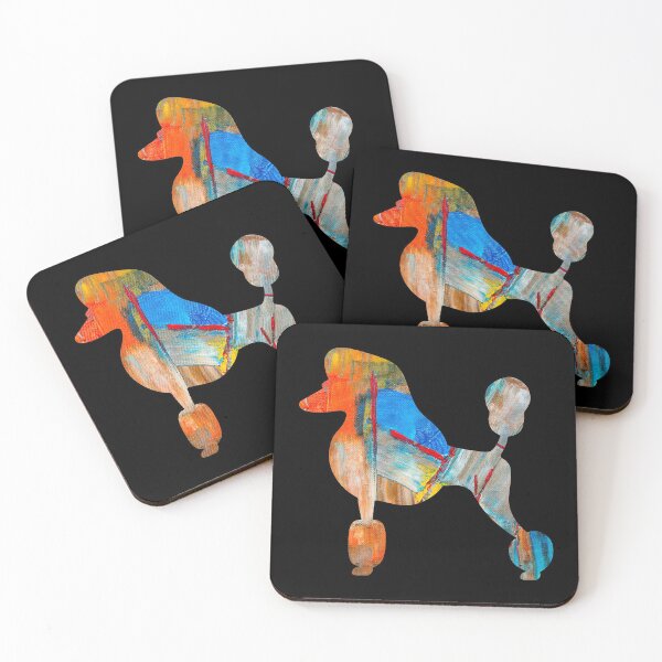 Item preview, Painted Poodle - Abstract, Vibrant and Colorful designed and sold by Kahume.