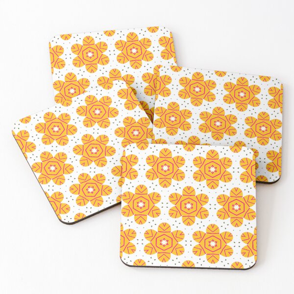 Item preview, Bright and Cheerful Nordic Scandinavian Geometric Color Pattern in Blue, Green, Purple, Yellow, Orange, and Red designed and sold by cozycaroline.