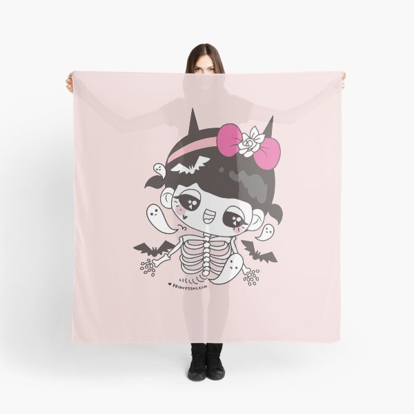Item preview, kawaii cute ghost cute skull, cute halloween girl designed and sold by princessmi-com.