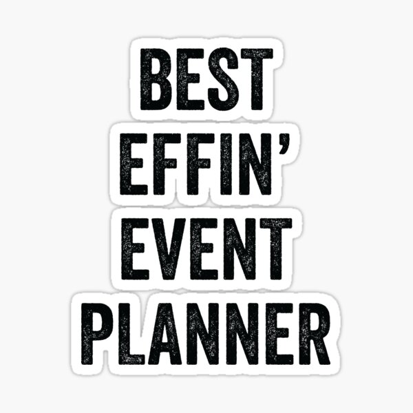 Event Planner Stickers Redbubble