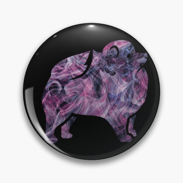 Item preview, Painted Purple Pomeranian - Abstract, Vibrant and Colorful designed and sold by Kahume.