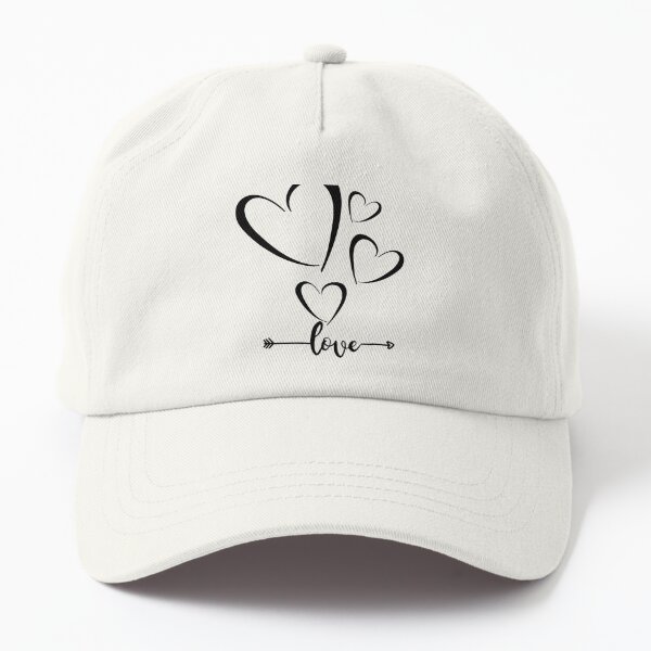 Beautiful love hearts Dad Hat