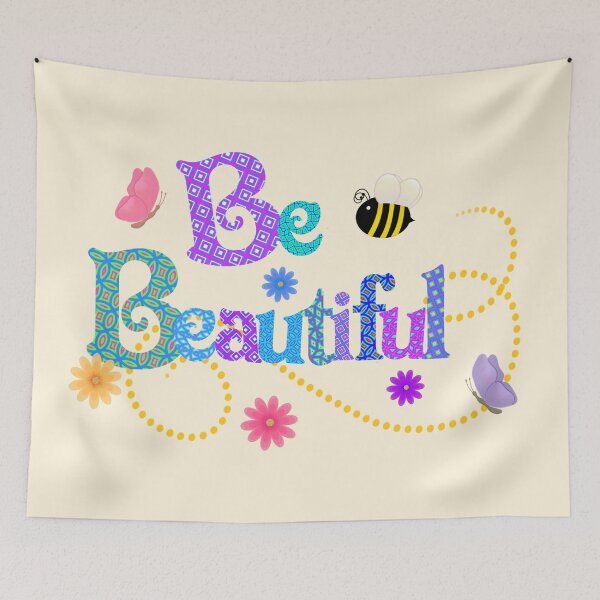 Item preview, Bee Beautiful Artistic Typography designed and sold by Alondra.