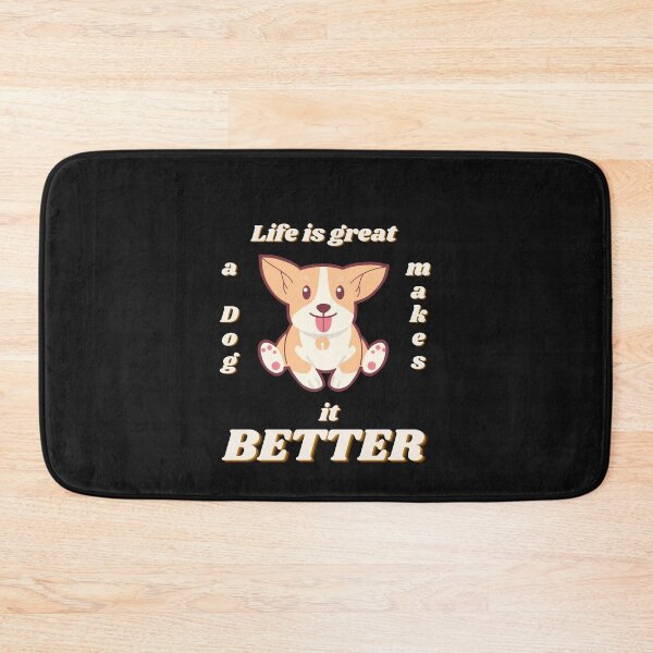 Item preview, Life is good a dog makes it better designed and sold by MikeMeineArts.