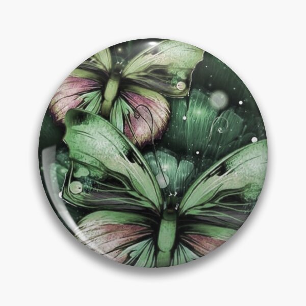 Item preview, Dignified Green Duo Butterflies designed and sold by NexusArts.