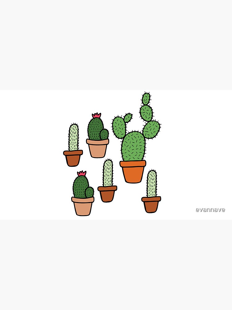 Pink Cactus Pattern by evannave